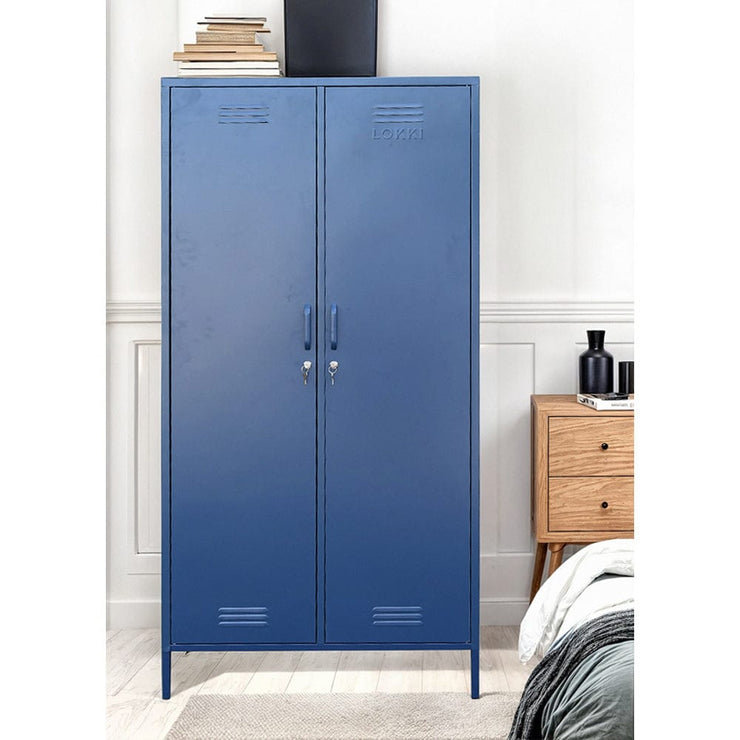 Lokki® 2 Doors Wardrobe Storage Locker cabinet With Adjustable Shelf