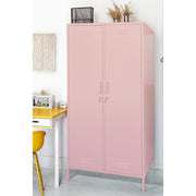 Lokki® 2 Doors Wardrobe Storage Locker cabinet With Adjustable Shelf