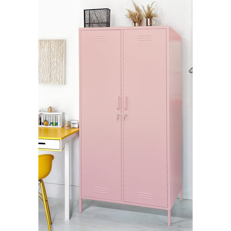 Lokki® 2 Doors Wardrobe Storage Locker cabinet With Adjustable Shelf