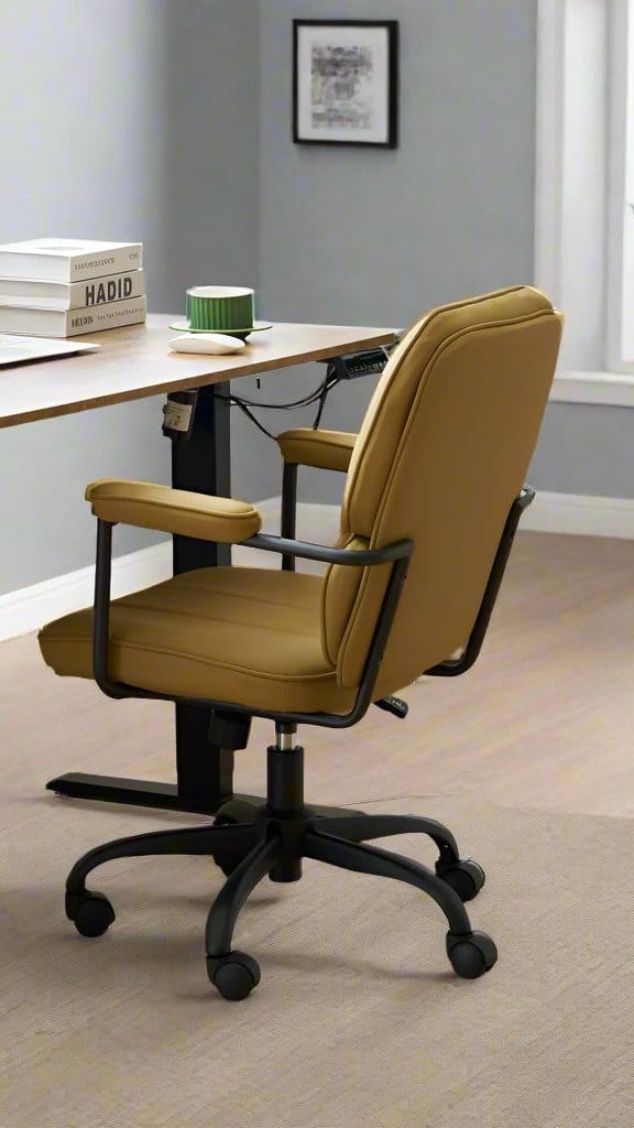 Theo Swivel Office Chair Armchair Adjustable Chair