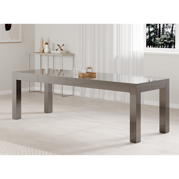 Agata 120cm - 240cm Transformer Table High Gloss Extending Dining Table