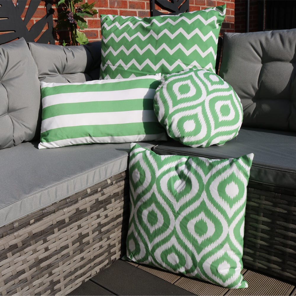 Green patio cushions best sale