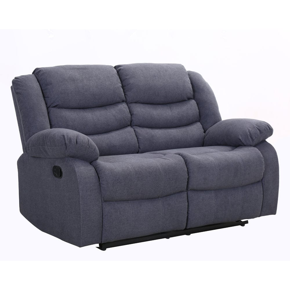 Revere 3+2 Grey Fabric Recliner Sofa Set