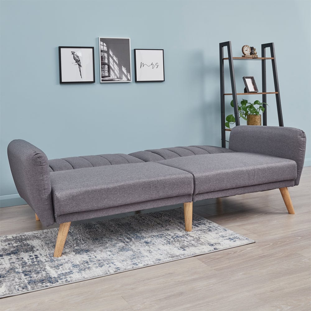 Grey couch outlet bed