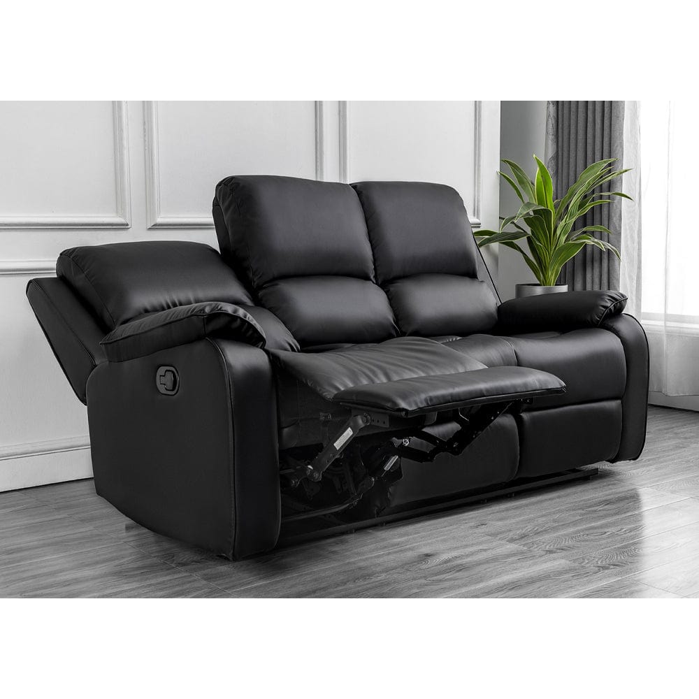 Small leather recliner online sofa